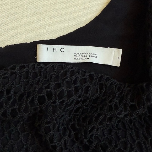 IRO Mesh Ruched Top - Picture 3 of 4